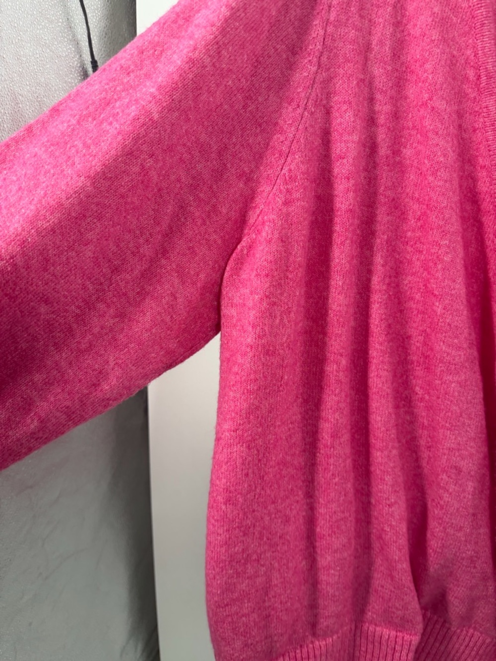 Torrid Vegan Cashmere Pullover Surplice Sweater Pink - Picture 6 of 8